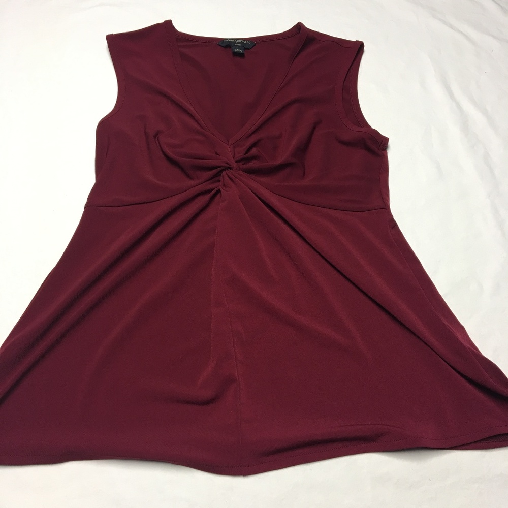 BANANA REPUBLIC PETITE SLEEVELESS BARBIE DOLL TOP